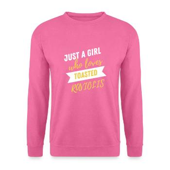 Raviolis grillés à St. Louis - Sweat-shirt Unisexe - rose - Devant