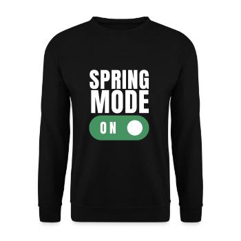 First Day Of Spring Equinox - Unisex Pullover - Schwarz - Vorne - Alina (178cm) & Michal (187cm)