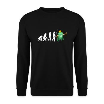 Compost Your Enemies - Unisex Sweatshirt - black - Front - Alina (178cm) & Michal (187cm)