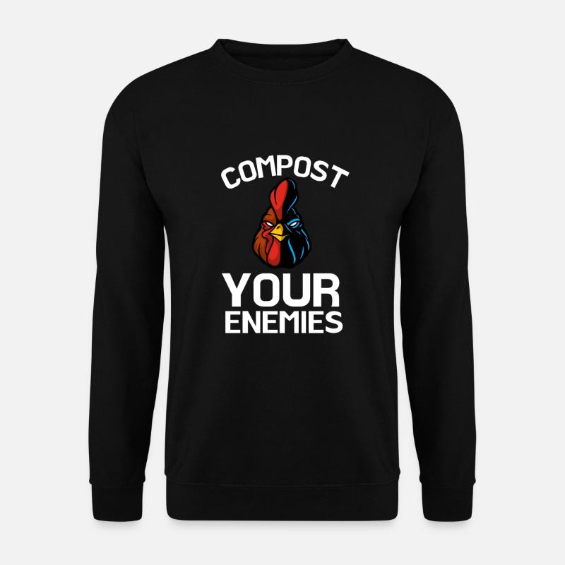 Compost Your Enemies - Unisex Sweatshirt - black