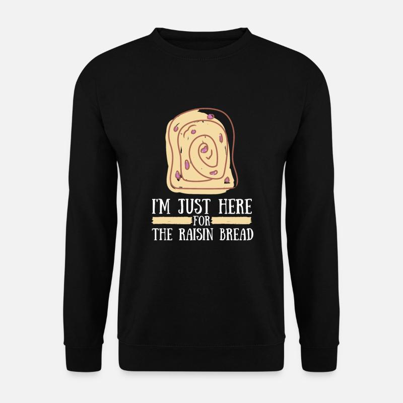 Baking Raisin Bread - Unisex Pullover - Schwarz