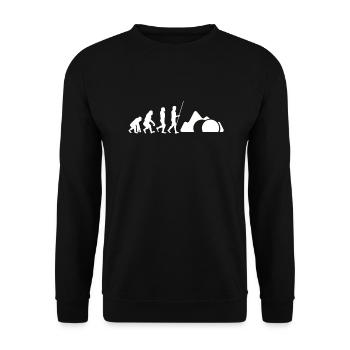 Alot Can Happen In 3 Days, Hallelujah Easter - Unisex Pullover - Schwarz - Vorne - Alina (178cm) & Michal (187cm)
