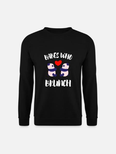 Babes Who Brunch Squat - Unisex Sweatshirt - black