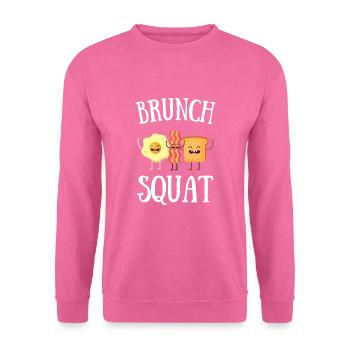 Babes Who Brunch Squat - Unisex Pullover - Pink - Vorne