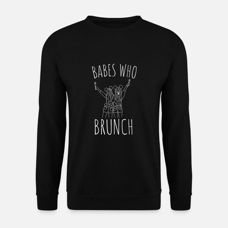 Babes Who Brunch Squat - Unisex Pullover - Schwarz