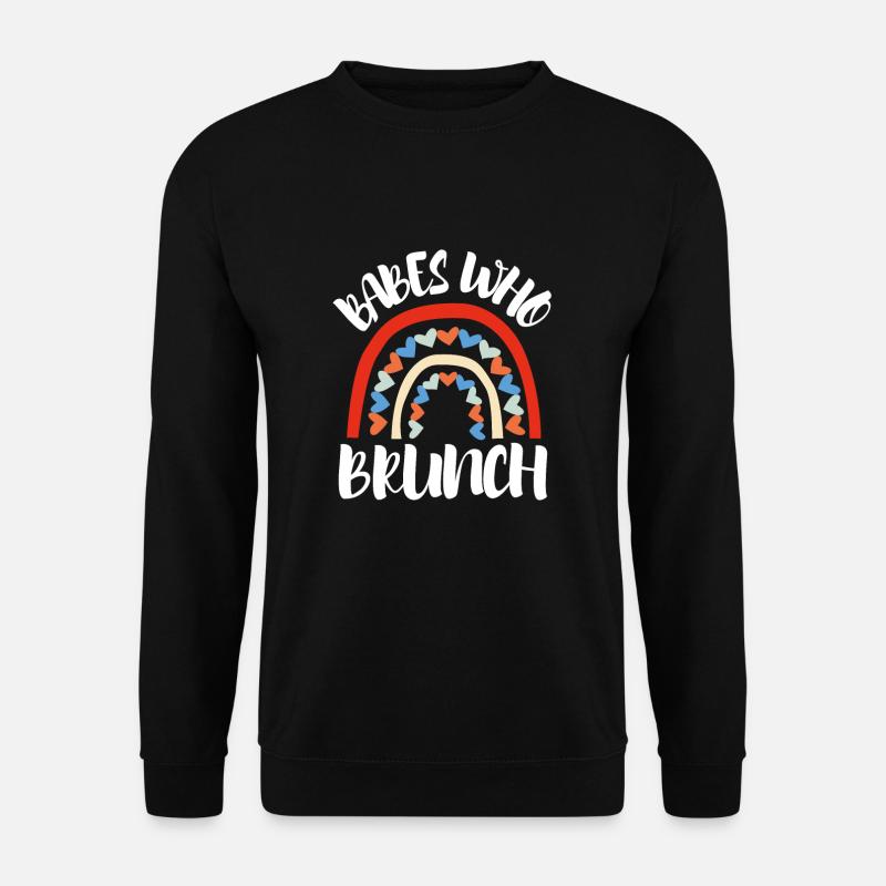 Babes Who Brunch Squat - Unisex Pullover - Schwarz