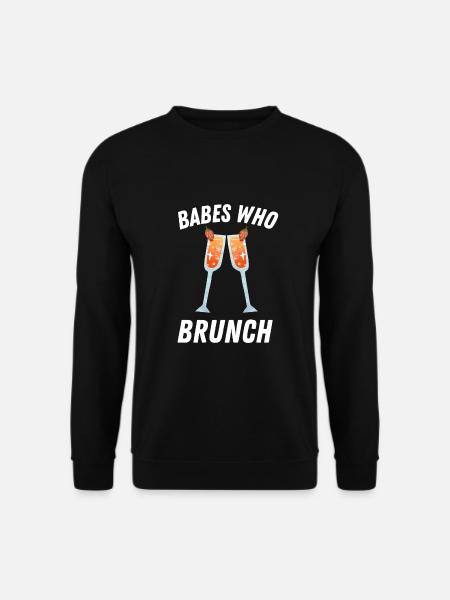 Babes Who Brunch Squat - Unisex Sweatshirt - black