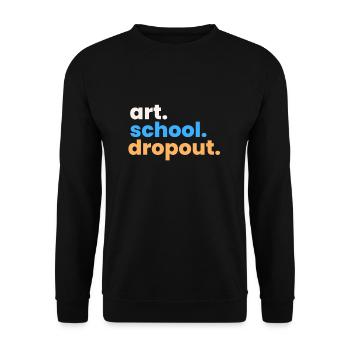 Décrochage scolaire - Sweat-shirt Unisexe - noir - Devant - Alina (178cm) & Michal (187cm)