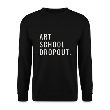 Décrochage scolaire - Sweat-shirt Unisexe - noir - Devant - Alina (178cm) & Michal (187cm)