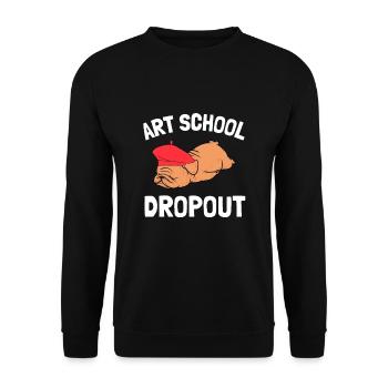 Décrochage scolaire - Sweat-shirt Unisexe - noir - Devant - Alina (178cm) & Michal (187cm)