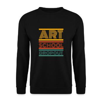 Décrochage scolaire - Sweat-shirt Unisexe - noir - Devant - Alina (178cm) & Michal (187cm)