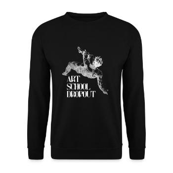 Décrochage scolaire - Sweat-shirt Unisexe - noir - Devant - Alina (178cm) & Michal (187cm)