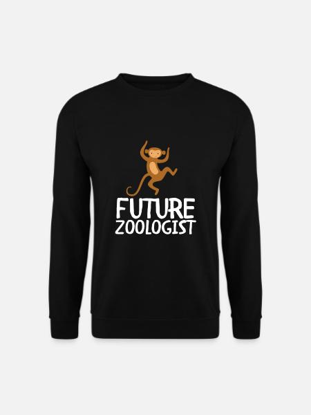 Future Zoologist Birthday Wildlife - Unisex Sweatshirt - black