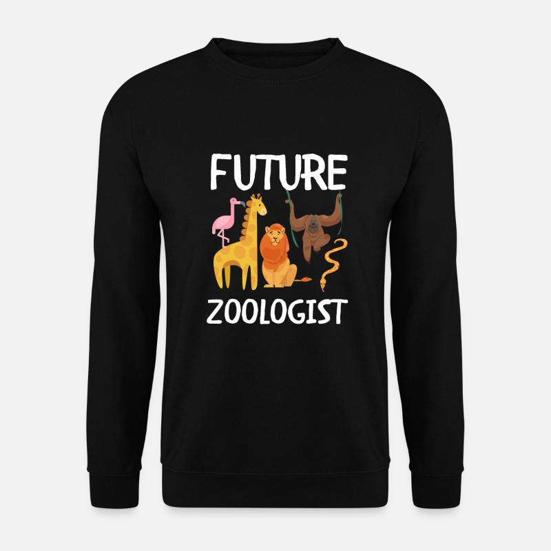 Future Zoologist Birthday Wildlife - Unisex Sweatshirt - black