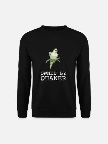 Blue Quaker Parrot Mom - Unisex Sweatshirt - black
