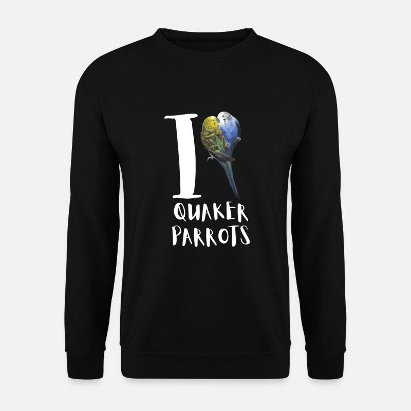 Blue Quaker Parrot Mom - Unisex Sweatshirt - black
