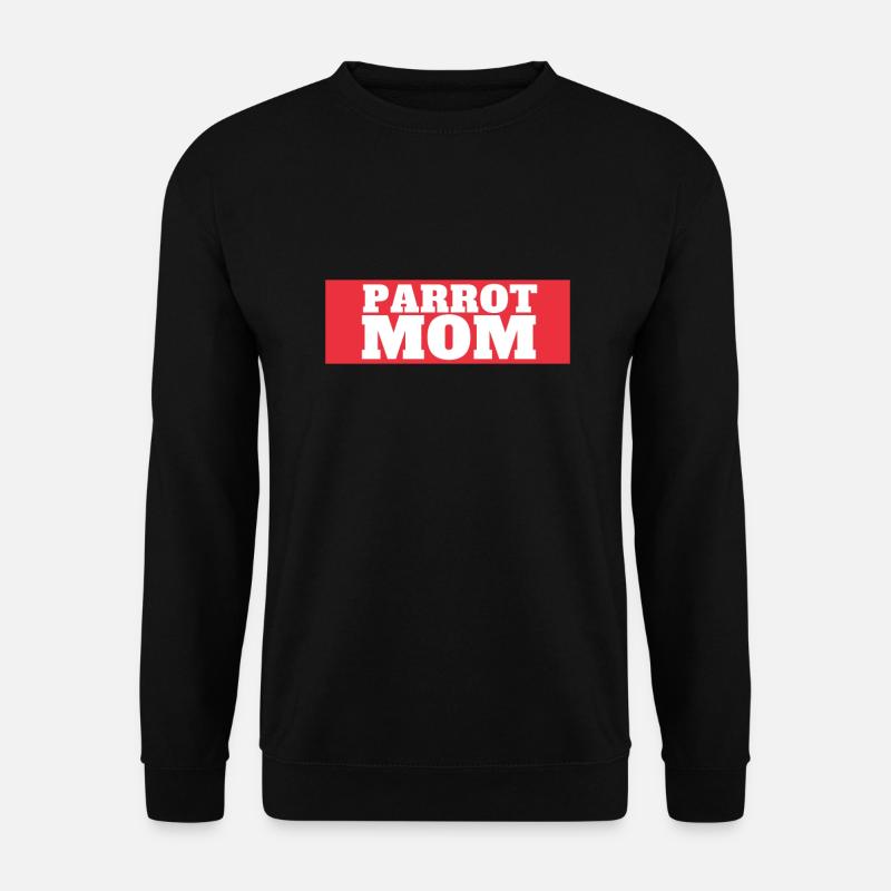 Blue Quaker Parrot Mom - Unisex Sweatshirt - black