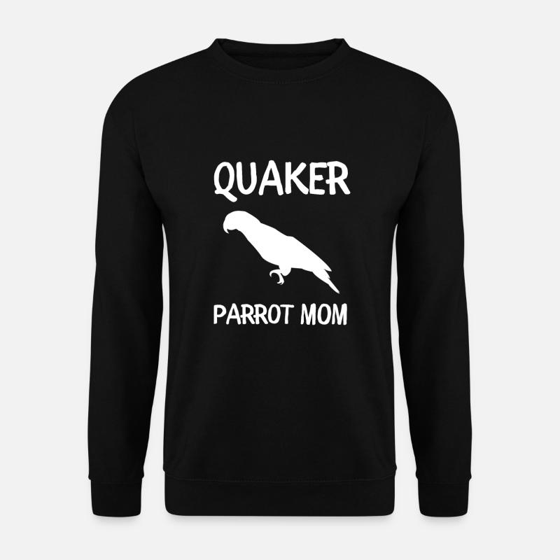 Blue Quaker Parrot Mom - Unisex Sweatshirt - black