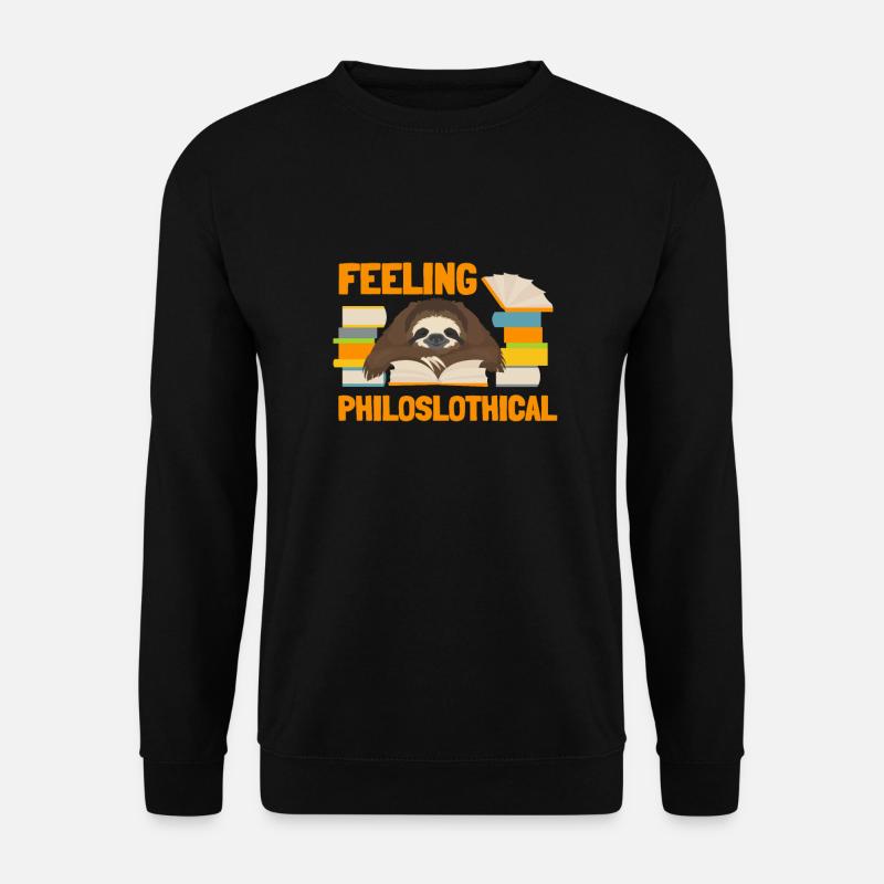 Philosophical Debate Feeling Philoslothical - Unisex Pullover - Schwarz