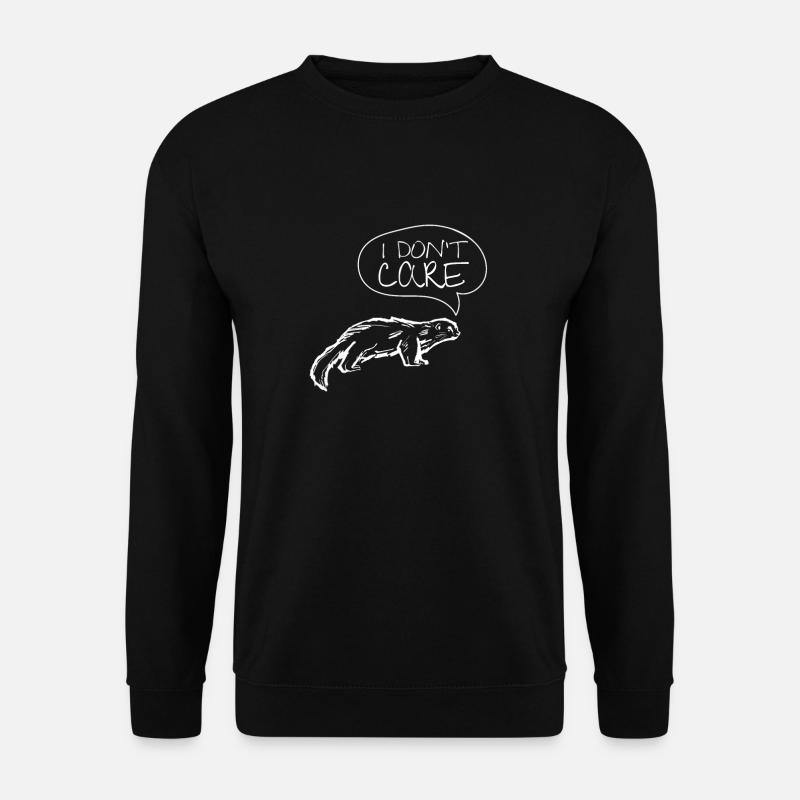 Honey Badger Don't Care - Unisex Pullover - Schwarz
