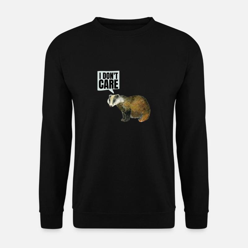 Honey Badger Don't Care - Unisex Pullover - Schwarz