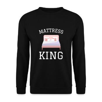 Meilleur vendeur de matelas de lit Docteur - Sweat-shirt Unisexe - noir - Devant - Alina (178cm) & Michal (187cm)
