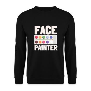 Maquillage et maquillage - Sweat-shirt Unisexe - noir - Devant - Alina (178cm) & Michal (187cm)