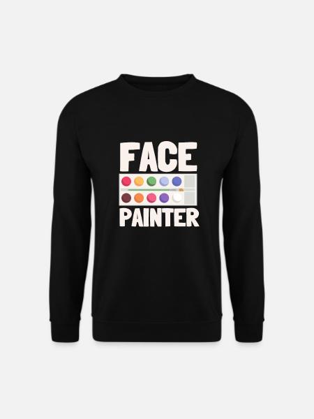Face Painter And Face Painting - Unisex Sweatshirt - black