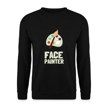 Maquillage et maquillage - Sweat-shirt Unisexe - noir - Devant - Alina (178cm) & Michal (187cm)