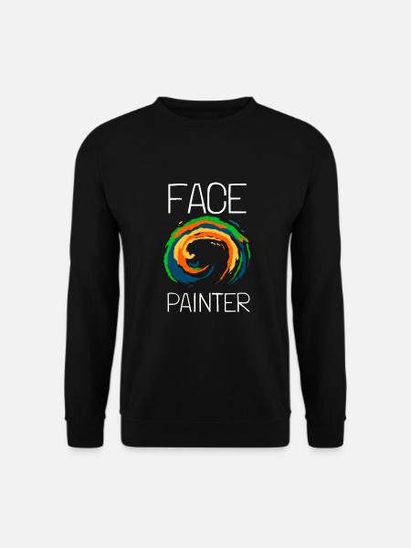 Face Painter And Face Painting - Unisex Sweatshirt - black