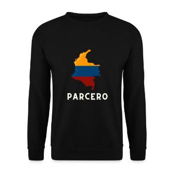 Parcero Colombia Colombian Cartagena Medellin And - Unisex Pullover - Schwarz - Vorne - Alina (178cm) & Michal (187cm)
