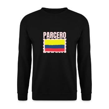 Parcero Colombia Colombian Cartagena Medellin And - Unisex Pullover - Schwarz - Vorne - Alina (178cm) & Michal (187cm)