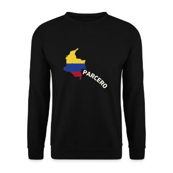 Parcero Colombia Colombian Cartagena Medellin And - Unisex Pullover - Schwarz - Vorne - Alina (178cm) & Michal (187cm)