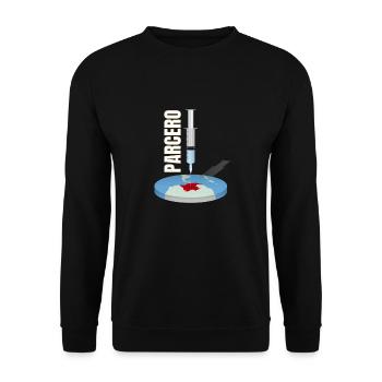 Parcero Colombia Colombian Cartagena Medellin And - Unisex Pullover - Schwarz - Vorne - Alina (178cm) & Michal (187cm)