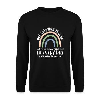 Psoriatic Arthritis Warrior & Chronic PSA - Unisex Pullover - Schwarz - Vorne - Alina (178cm) & Michal (187cm)