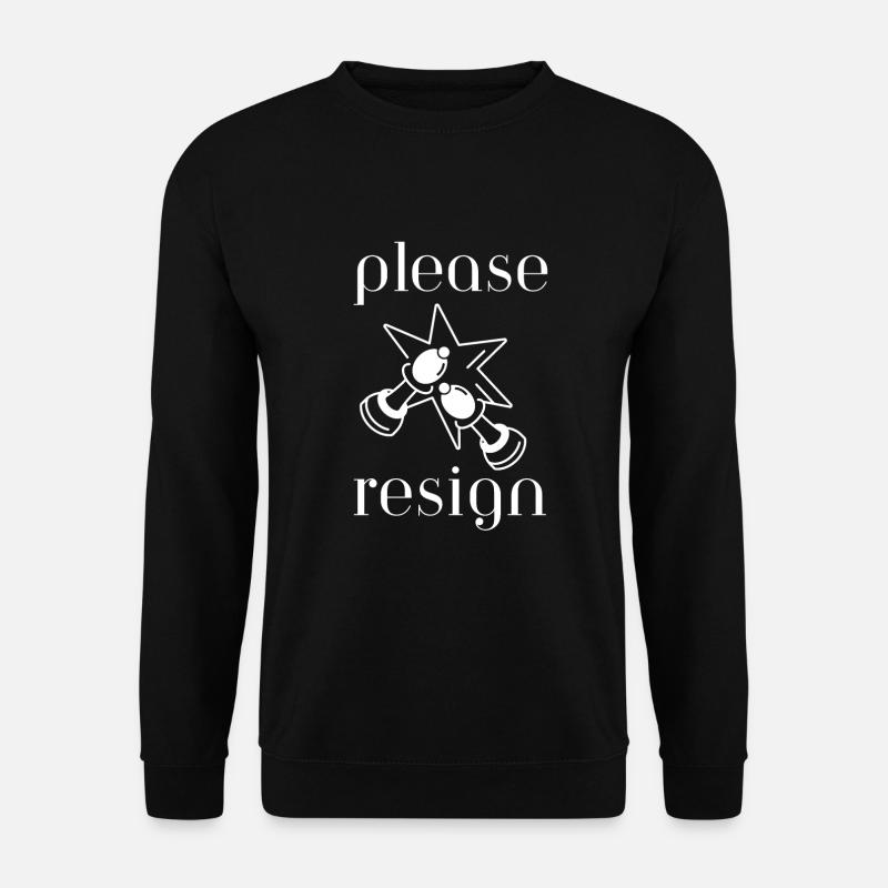 Chess Please Resign - Unisex Sweatshirt - black