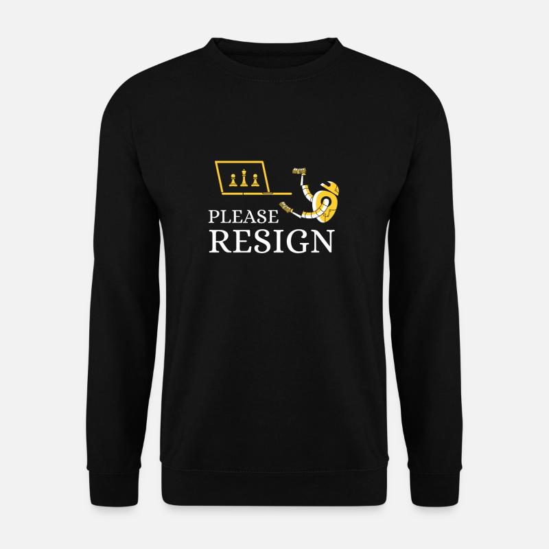 Chess Please Resign - Unisex Sweatshirt - black