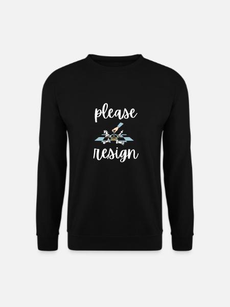 Chess Please Resign - Unisex Sweatshirt - black