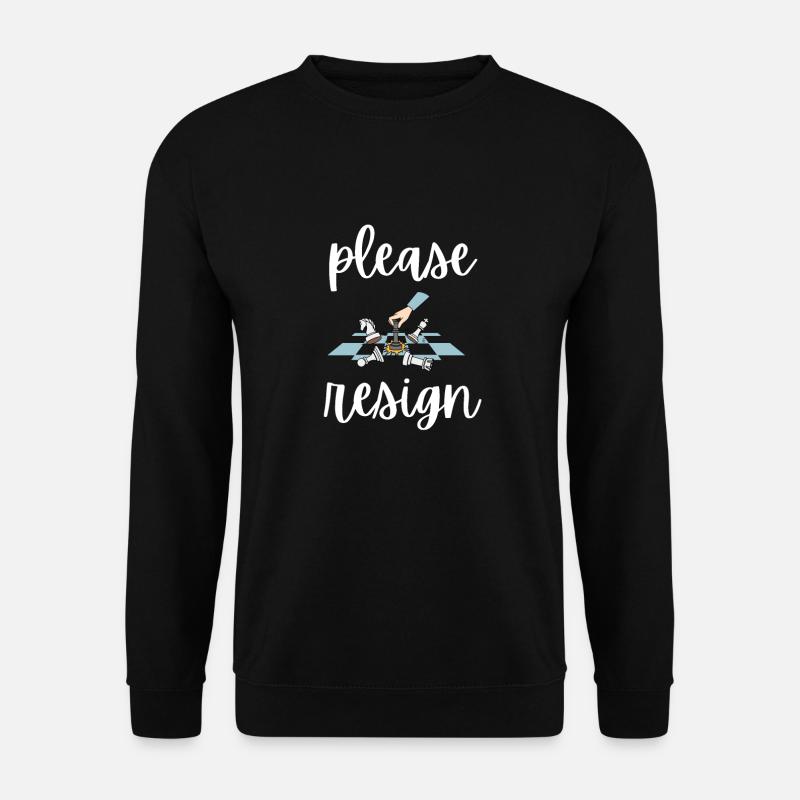 Chess Please Resign - Unisex Sweatshirt - black