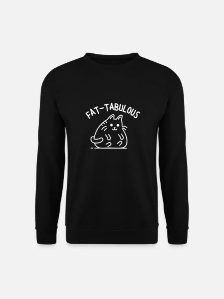 Chonk Cat Obesity - Unisex Sweatshirt - black