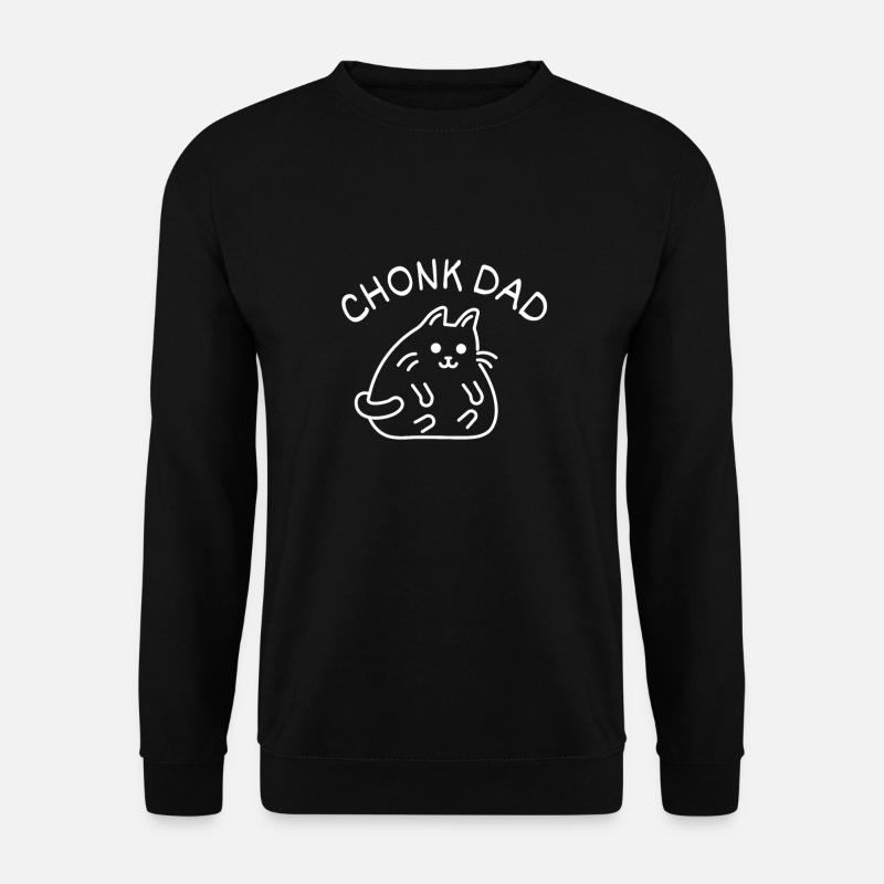 Chonk Cat Obesity - Unisex Sweatshirt - black