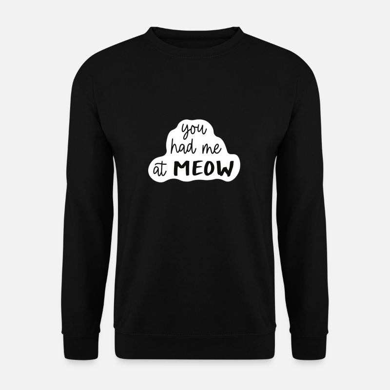Chonk Cat Obesity - Unisex Pullover - Schwarz