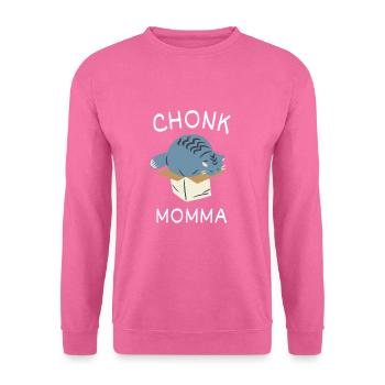 Chonk Cat Obesity - Unisex Pullover - Pink - Vorne