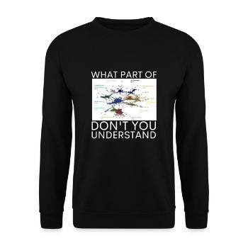 Chess Master Chess Club & 3 Way Chess Game - Unisex Sweatshirt - black - Front - Alina (178cm) & Michal (187cm)