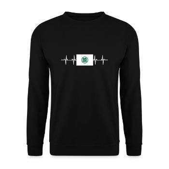 Drapeau du Japon - Gifu - Sweat-shirt Unisexe - noir - Devant - Alina (178cm) & Michal (187cm)