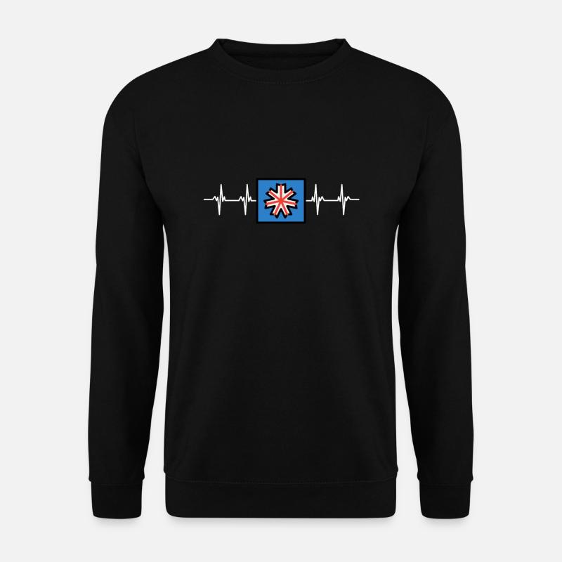 Japan Flag - Hokkaido - Unisex Pullover - Schwarz