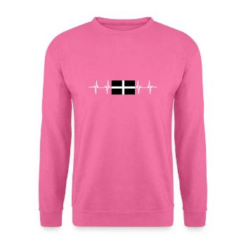 United Kingdom Cornwell Flag - Unisex Pullover - Pink - Vorne