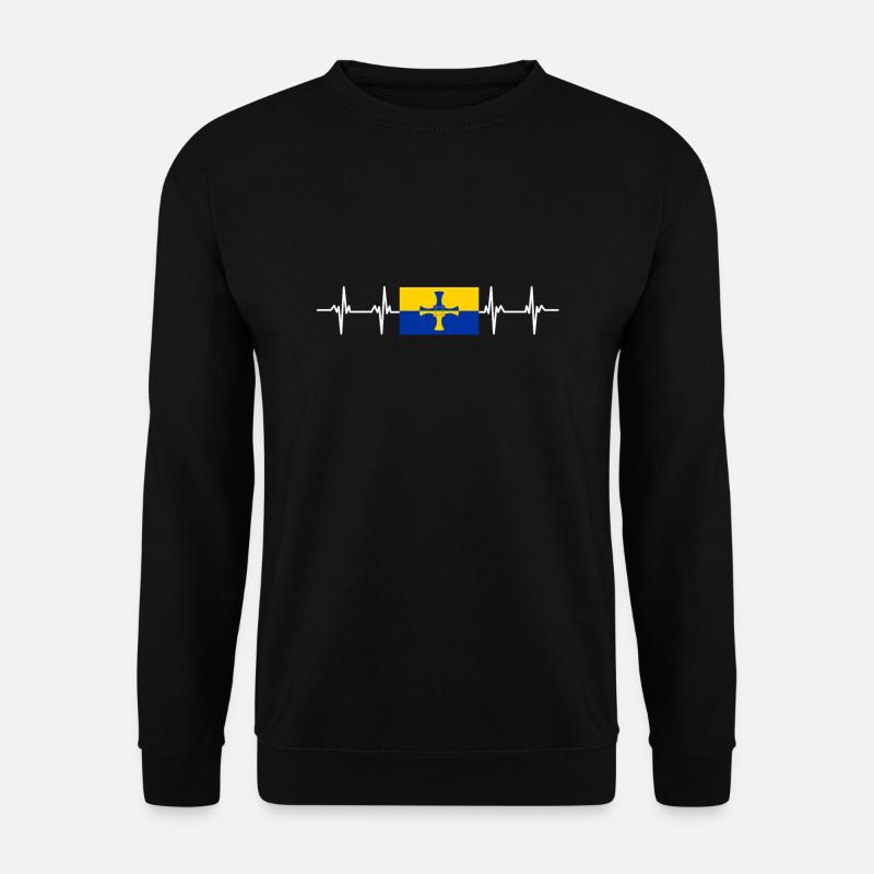 Royaume-Uni Durham Flag - Sweat-shirt Unisexe - noir