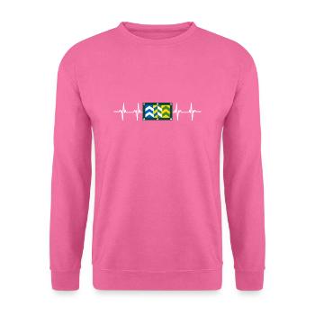 United Kingdom Cumbria Flag - Unisex Pullover - Pink - Vorne