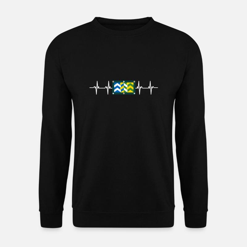 Royaume-Uni Cumbria Flag - Sweat-shirt Unisexe - noir